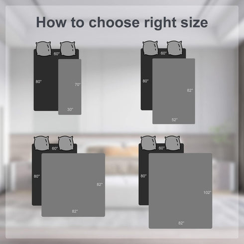 Comsmart Waterproof Couch Cover Dog Cat Blanket, Anti-Slip Liquid Urinary Proof Furniture Blanket, Reversible Pet Blanket Protector for Couch Sofa...