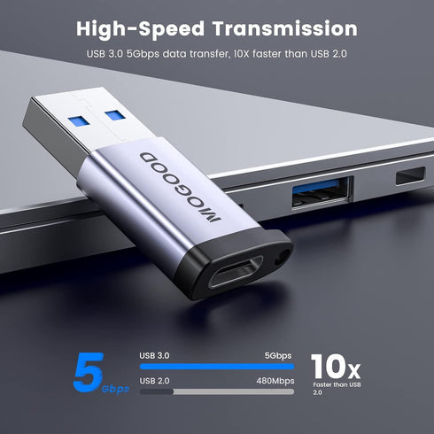 USB C to USB Male Adapter USB to USB C USB Type C Adapter Type C Charger Connector for Apple MagSafe Watch 7/8 USB C Adapter Type C Charger Cable ...
