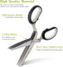 Styleonme Scissors Herb, Sharp Heavy Scissors for Cutting, Chopping and Cooking Fresh Garden Herbs, 5 Stainless Steel Blades and Stripper, Vanilla...