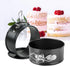 Webake 4.3 Inch Mini Springform Pan Set of 2 Pieces Cheesecake Pans with Removable Bottom Deep Dish Pans Round Cake Molds IP Accessories for Mini ...