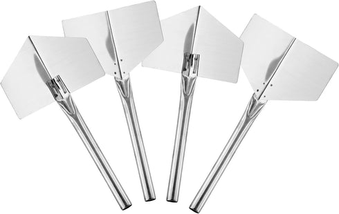 4Pcs Stainless Steel Drywall Corner Tool Set, 2 Inch Inside & Outside Corner Trowel Concrete Tools Hand Tools, Drywall Plaster Tools for Bricklayi...