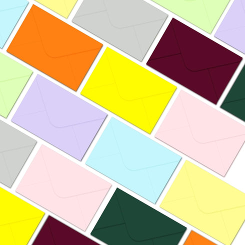 150 Packs of Gift Card Envelopes, 10 colors Mini Envelopes, Gift Card Holder, Business Card Envelopes(4"x2.75") (Multicolor)...