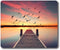 Mouse Pad A Wooden Pier on The Pond at Sunset Mouse Mat Non-Slip Rubber Mousepad...