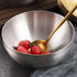Stainless Steel Salad Bowls, Mixing Bowls, Nesting Bowls, Snacks Bowls, Serving Bowls for Mixing, Cooking, Baking, Prepping, Set of 2, Small & Lar...