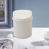 0.5 Gallon Plastic Tiny Trash Can with Swing Lid, Mini Desktop Waste Can, White...