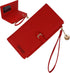 PORT&LOTUS Red Wallets for Women Small Wallets Mini Wallet for Woman Credit Card Organizer with Slim Cash Coin Purse Pocket Wallet for Woman Anti ...