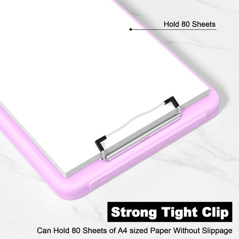 Hongri Clipboard with Storage, Open Nursing Clipboards Foldable Storage, Heavy Duty Clipboards Foldable, Office Supplies, School Supplies, Coaches...