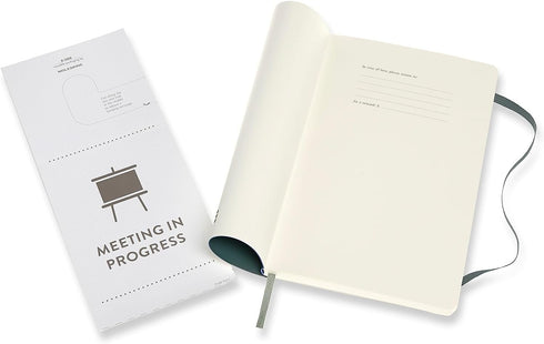 Moleskine PRO Notebook, Soft Cover, Large (5" x 8.25") Professional Project Planning, Forest Green, 192 Pages...