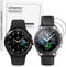Orzero (3 Pack Tempered Glass Screen Protector Compatible for Samsung Galaxy Watch 4 Classic 46mm, Galaxy Watch 3 (45mm), Garmin Approach S40, 2.5...