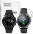 Orzero (3 Pack Tempered Glass Screen Protector Compatible for Samsung Galaxy Watch 4 Classic 46mm, Galaxy Watch 3 (45mm), Garmin Approach S40, 2.5...