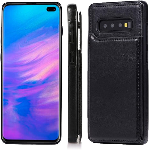 NKECXKJ Design for Samsung Galaxy S10 Wallet Case,PU Leather Phone Cases with Screen Protector Card Holder,Stand Shockproof Flip Protective Cover ...