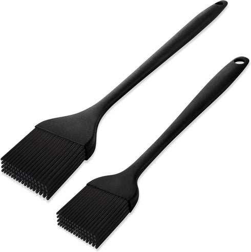 Silicone Basting Pastry Brush, Silicone Basting Brush For Cooking Heat Resistant and One-Pieces Design, BPA-Free, Brushes Spread Oil Butter Sauce ...
