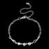Fashion Jewelry 925 Sterling Silver Love Heart Angel Wings Chain Anklet...