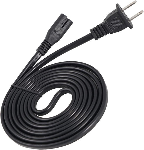 2 Prong Power Cord for ION Game Day Wireless Rechargeable Speaker System Bluetooth Speaker Power Cable Replacement...