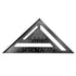 12 inch Rafter Square Aluminum Alloy Double Scale Triangle Ruler Angle Ruler Carpenter Triangle Square Rafter Tool Mensurement Tool for Woodworkin...