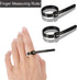 Ring Sizer Measuring Tool, Accmor Ring Size Measurement Making Kit, Plastic Jewelry Ring Mandrel & Ring Sizer Guage and Finger Sizing Belt, Four S...