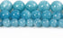 45pcs 8mm Natural Stone Beads Blue Chalcedony Beads Crystal Gemstone for Jewelry Making, DIY Bracelet Necklace...
