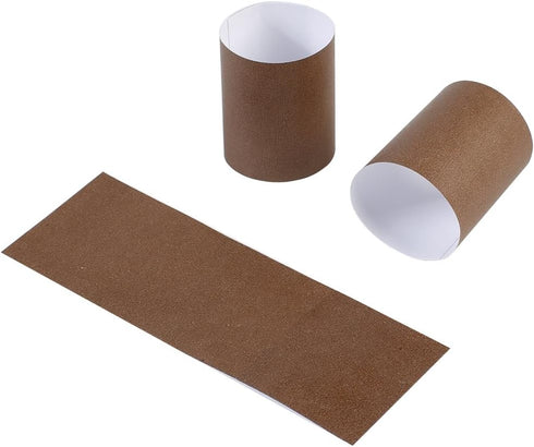 Gmark Paper Napkin Band Box of 500 (Brown), Paper Napkin Rings self Adhesive GM1052A...