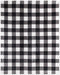 Safdie & Co. Flannel Printed Ribbed 48x60 White Plaid Ultra Soft Throw, Black - 65903.Z.06...