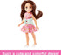 Barbie Chelsea Doll, Small Doll with Brace for Scoliosis Spine Curvature, Brunette Wearing Pink Lightning Bolt Dress...