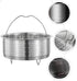 Luxshiny Rice Cooker Rice Cooker Rice Cooker Steamer Basket with Handle Legs Vegetable Steamer Insert Stainless Steel for Steaming Food Meat Fish ...