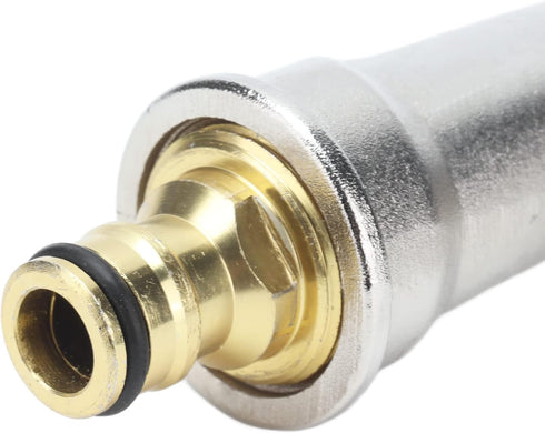 High Pressure Hose Nozzle, 4 Modes Metal Handheld Water Nozzle Sprayer with Fittings, Water Sprayer for Garden Watering Car Washing...