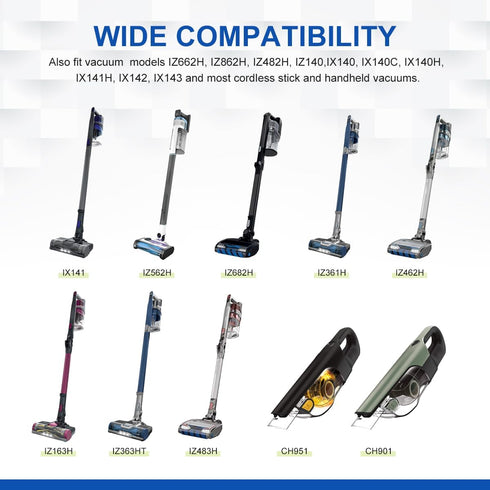 LANMU Wall Mount Holder Compatible with IX141 IZ562H IZ682H IZ361H IZ462H IZ163H IZ363HT IZ483H Pet Cordless Stick Vacuum, Ultracyclone CH951 CH90...