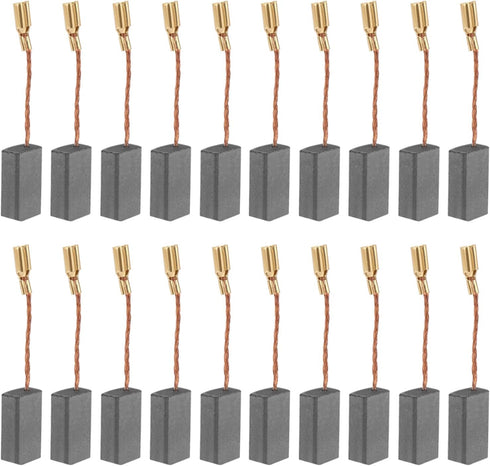 20Pcs Carbon Motor Brushes, Model 100 5x8x16mm Electric Motor Carbon Brushes Replacement Part Power Tool for Generic Electric Motor...