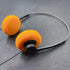 Orange Retro Over-Ear Headphone,Vintage Feelings Underwire Headphone,Retro Lightweight Earphones,Hi-Fi Stereo Earphone Headset,Walkman Headphone a...
