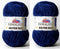 Himalaya Dolphin Baby Yarn 100% MicroPolyester Lot of 2 skn 264 Yards 2x100gram Super Bulky :6 Baby Chenille Yarn (80321)...