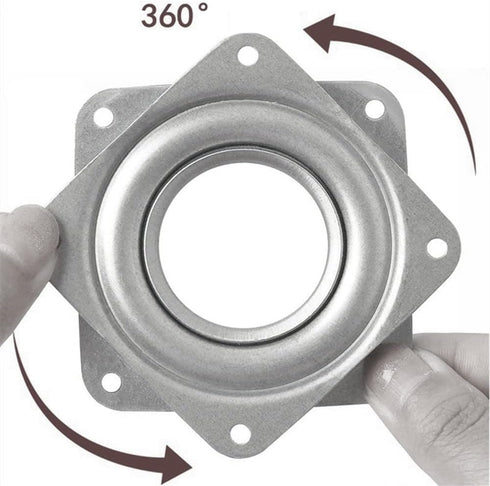 2 Pcs 4 Inch Lazy Susan Turntable Bearings Hardware, Susan Swivel Plate for Lazy Susan, Kitchen Storage Racks, Craft Table...
