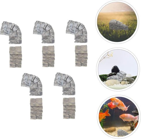 10pcs Micro Landscape Stairs Fairy Garden Figurines Resin Micro Figurines Mini Landscape Ornament Micro Landscape Decor Micro Landscape Ornaments ...