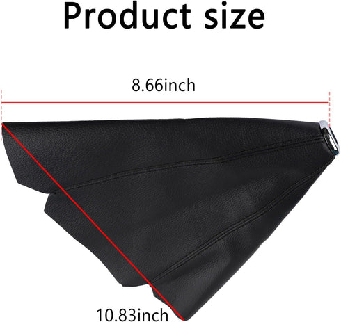 Car Shift Boot,Carbon Fibre Leather Gear Shift Cover for Dust Prevention & Protection,Universal Car Interior Accessories Manual Automatic Shift Kn...