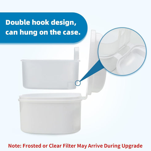 Annhua Dental Orthodontic Retainer Case Cleaning, Denture Cup Holder Case Travel, Denture Retainer Bath Box Storage Soaking Box...