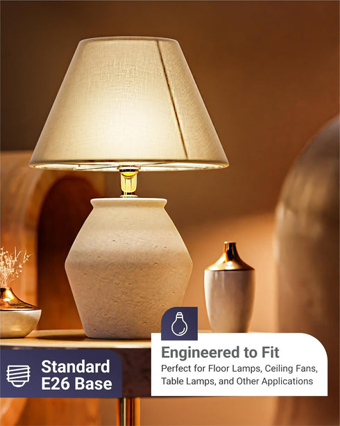 Sunco Lighting - 10 Pack 3W=40W A19 LED Light Bulbs CRI91 4000K Cool White, 250 Lumens, E26 Medium Base, Indoor Outdoor, Super Bright, Instant On,...