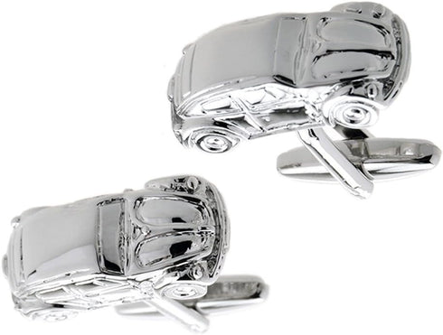 Iconic Car Auto Racing Race Beetle Pair Cufflinks in a Presentation Gift Box & Polishing Cloth...