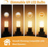 G9 LED Bulb Dimmable 4W, 40 Watt T4 G9 Halogen Equivalent, 3000K Soft Warm White, 120V Flicker Free, LED Bulbs Bi Pin Base Chandelier Lighting 450...