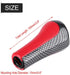 Dweekiy Gear Shift Knob, Red&Carbon Fiber 6 Speed Gear Shift Knob Head for X1 X3 X5 E60 E61 E65 E83 E84 E90 E91 E92...
