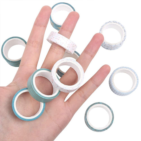 CCINEE 10 Rolls Washi Tape Set,Gold Foil Decorative Masking Tapes for Bullet Journal Planner Scrapbooking Craft Supply...