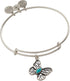 Alex and Ani Turquoise Filigree Butterfly Charm Bangle...