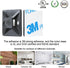 200pcs 3/4" 3M Back-Glue Self Adhesive Black Strong Cable Zip Tie Mounts with 8" Ties, Screws, UV Protection Outdoor Sticky Wire Fasteners Cable C...