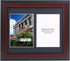 Creative Picture Frames 2 Opening Mahogany Picture Frame With Glass To Hold 5 By 7 Inch Photographs Including 10X12-Inch Black Mat Collage...