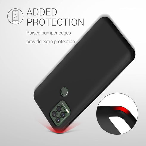 kwmobile Case Compatible with Motorola Moto G Stylus 5G Case - Soft Slim Protective TPU Silicone Cover - Black Matte...