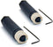2 Pcs M8 Plug Waterproof 4 Pin Connector, Field Wireable Connector M8 Female Plug 4 Pin Shielded Straight Screw-Joint for Cable IP67 Industrial Se...