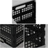 16 L Plastic Folding Storage Crates, Collapsable Plastic Crate, 2 Packs...