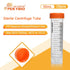 50ml Centrifuge Tubes Self-Standing Sterile Plastic Graduated Test Tube with Screw Cap, DNase/RNase Free, Pack of 25...