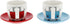 BRISA VW Collection - Volkswagen Espresso Cups Coffee-Tea-Cappuccino Set in T1 Bus Campervan Design (Bus Front/100ml/3.4 fl oz) (Set of 2 (red, bl...
