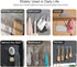Adhesive Hooks for Hanging Heavy Duty Wall Hooks, Self Adhesive, Towel Coat Hooks, Waterproof Transparent Hooks for Bathroom Shower, Kitchen, Keys...