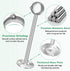 10 Inch Ceiling Curtain Rod Brackets, Heavy Duty Ceiling Curtain Rod Holder for 1 Inch Drape Poles, 2 Pack, Silver...