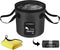 AUTODECO Collapsible Bucket 5 Gallon Container Folding Water Bucket Portable Wash Basin for Camping Fishing Travelling Outdoor Gardening Car Washi...